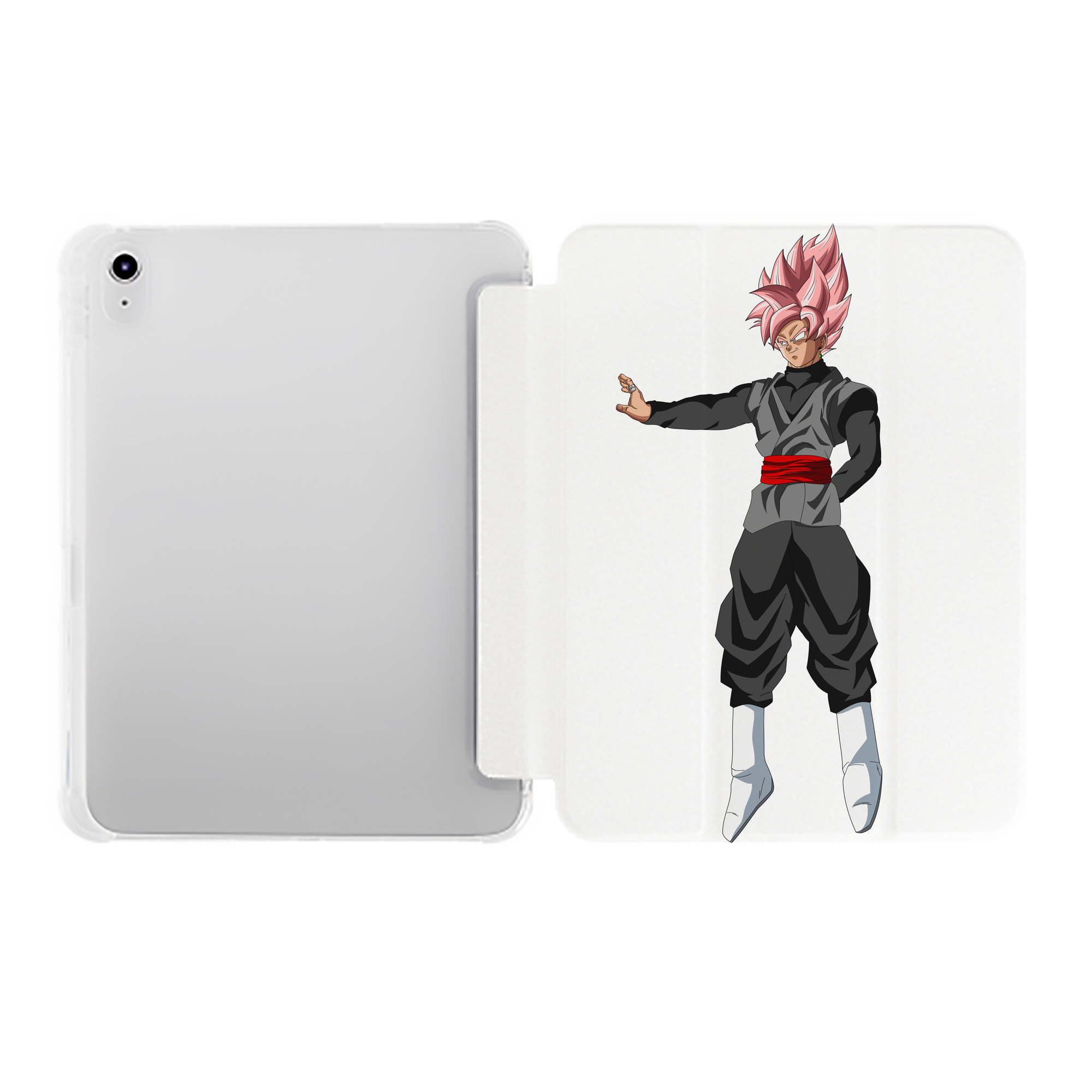 （画像用） ドラゴンボール ベジット DRAGON BALL Vegetto IPad ケース ペン収納付き 三つ折りスタンド PUレザー×シリコン 対応機種9.5/10.5/10.9インチ